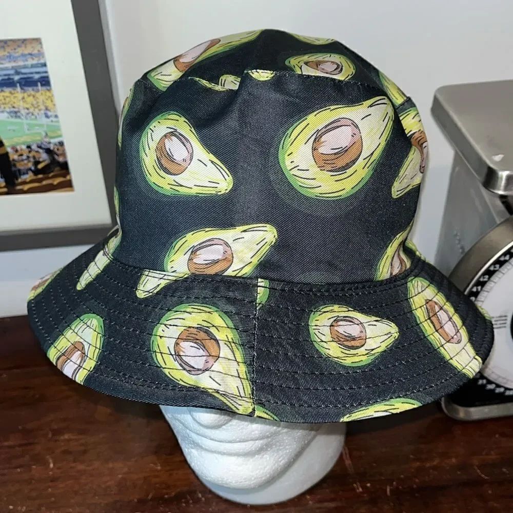 NEW Avocado Guacamole Avo maker bucket style fishing sport urban tennis hat cap